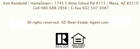 AZ Real Estate Agent Footer